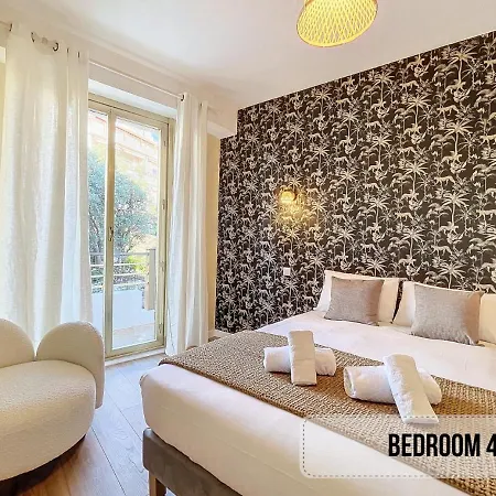 Nestor&jeeves - Oiseau Bleu - 4 Bedrooms-terrace Apartament Nicea